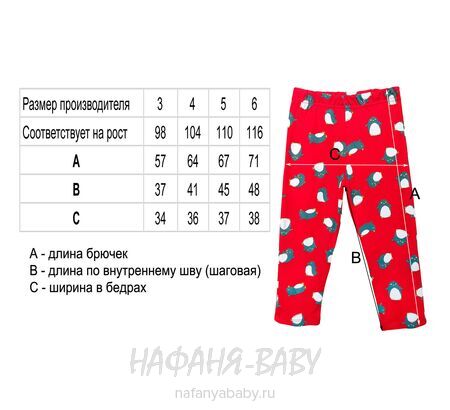 Детская пижама POLI FONI арт: 302, 5-9 лет, 1-4 года, цвет красный, оптом Турция