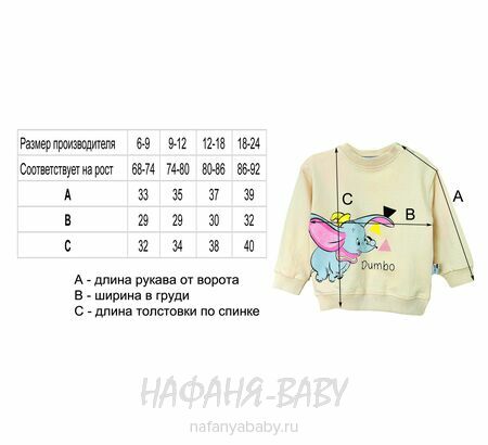 Детский костюм (толстовка + брюки) Limones арт. 3030 от 6 до 24 мес, цвет бежевый, оптом Турция