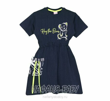 Детское трикотажное платье Lily Kids арт: 3083, 5-9 лет, оптом Турция