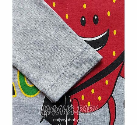 Детская пижама POLI FONI арт: 308, 5-9 лет, 1-4 года, цвет серый меланж, оптом Турция