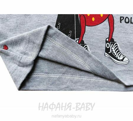 Детская пижама POLI FONI арт: 308, 5-9 лет, 1-4 года, цвет серый меланж, оптом Турция