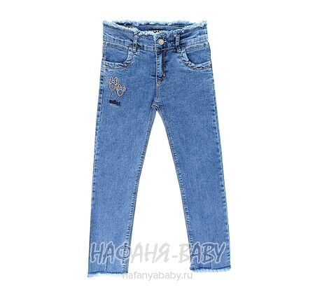 Подростковые джинсы TATI Jeans арт:3126, 8-12 лет, цвет синий, оптом Турция