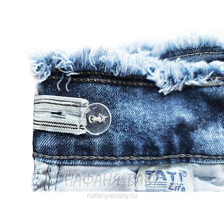 Подростковые джинсы TATI Jeans арт:3126, 8-12 лет, цвет синий, оптом Турция