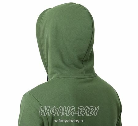 Футболка с капюшоном ALG, купить в интернет магазине Нафаня. арт: 322754, цвет дымчато-зеленый хаки
