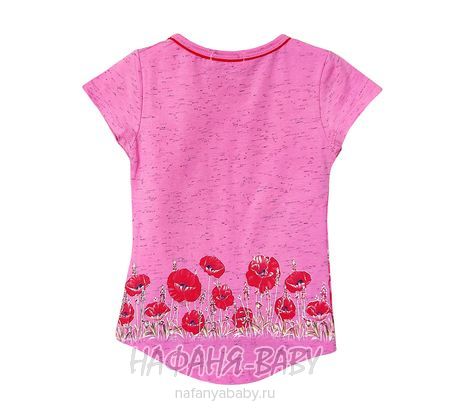 Детская футболка LILY Kids арт: 3507, 5-9 лет, 1-4 года, цвет розовый меланж, оптом Турция