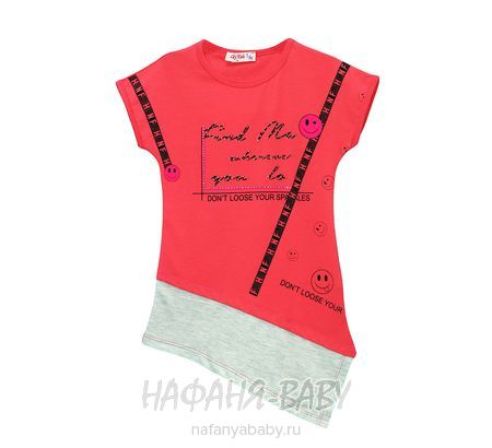 Детская трикотажная туника LILY Kids, купить в интернет магазине Нафаня. арт: 3616.