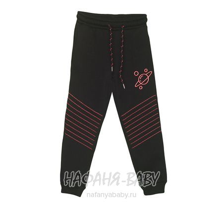 Теплые брюки с начесом MISIL, купить в интернет магазине Нафаня. арт: 3636 9-12, цвет черный
