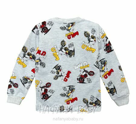 Детская пижама Cit-Cit арт: 3765 от 2 до 5 лет, цвет серый меланж, оптом Турция