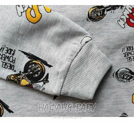 Детская пижама Cit-Cit арт: 3765 от 2 до 5 лет, цвет серый меланж, оптом Турция