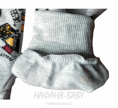 Детская пижама Cit-Cit арт: 3765 от 2 до 5 лет, цвет серый меланж, оптом Турция