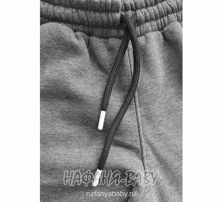 Подростковые утепленные брюки ILDES арт: 4082, 10-15 лет, цвет серый, оптом Турция