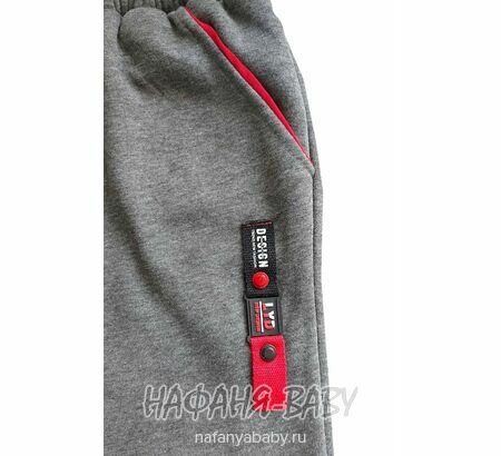 Подростковые утепленные брюки ILDES арт: 4082, 10-15 лет, цвет серый, оптом Турция