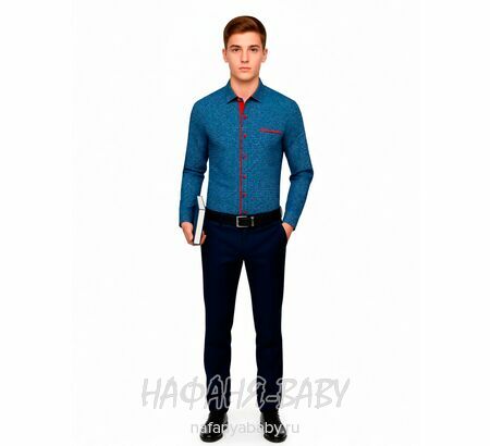 Подростковая рубашка NORMANI, купить в интернет магазине Нафаня. арт: 411-3.