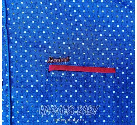 Подростковая рубашка NORMANI, купить в интернет магазине Нафаня. арт: 411-3, цвет синий с бордовым