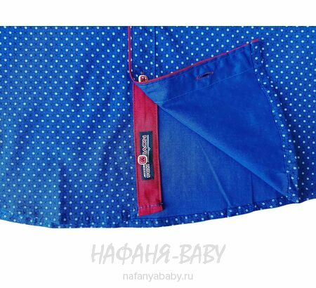 Подростковая рубашка NORMANI, купить в интернет магазине Нафаня. арт: 411-3, цвет синий с бордовым