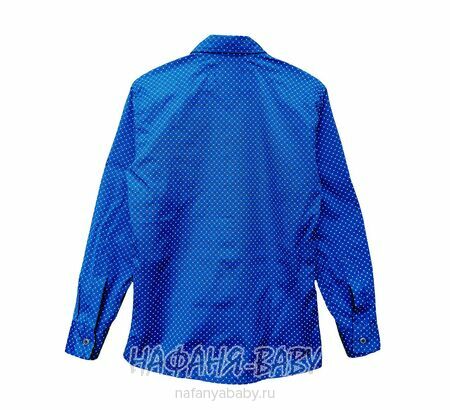 Подростковая рубашка NORMANI, арт: 411-3, цвет темно-синий с синим