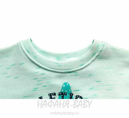 Свитшот для девочки NARMINI Турция арт. 4451 2-3 года, цвет св.зеленый меланж