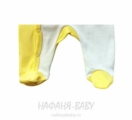 Комбинезон для новорожденных BEBIO арт. 5003, 0-12 мес, цвет желтый, оптом Турция