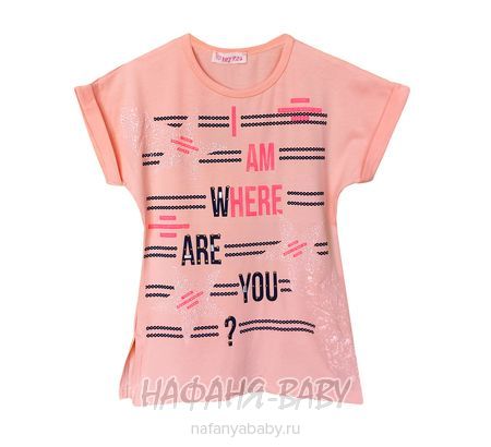 Подростковая футболка для девочки LILY Kids арт: 5029, 10-15 лет, оптом Турция
