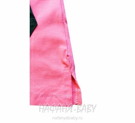 Костюм (туника + лосины) SMILE арт: 5052, 5-9 лет, цвет розовый, оптом Турция