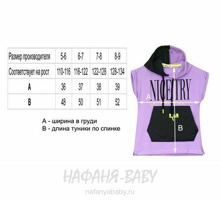 Костюм (туника + лосины) SMILE, купить в интернет магазине Нафаня. арт: 5052.