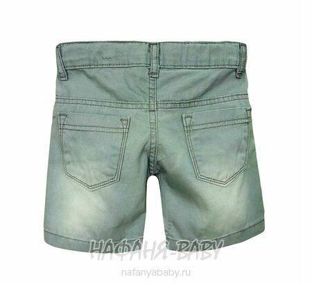 Детский костюм (поло + шорты) YTM арт. 510 от 1 до 4 лет, цвет белый с хаки, оптом Турция