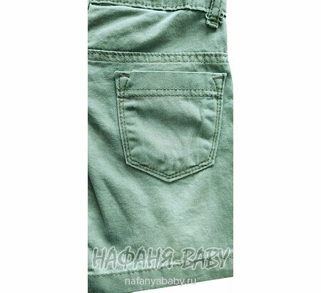 Детский костюм (поло + шорты) YTM арт. 510 от 1 до 4 лет, цвет белый с хаки, оптом Турция