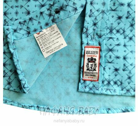 Детская рубашка WAXMEN арт: 5123, 5-9 лет, цвет голубой, оптом Турция