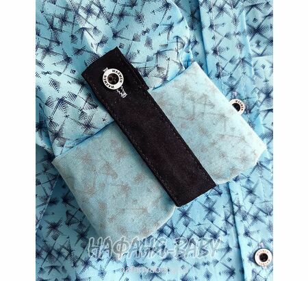 Детская рубашка WAXMEN арт: 5123, 5-9 лет, цвет голубой, оптом Турция