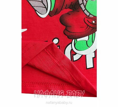 Детский костюм (футболка+шорты) MIXIMA арт: 5150, 1-4 года, 5-9 лет, цвет красный, оптом Турция