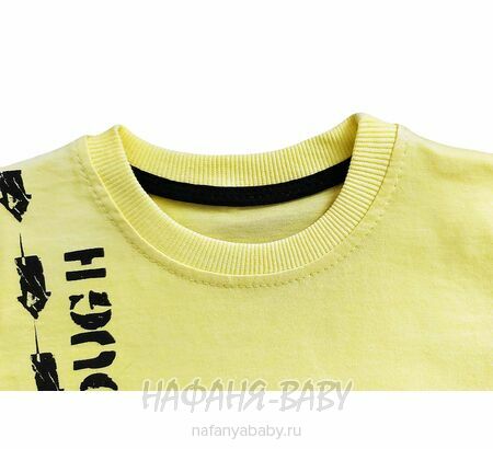 Детский костюм (футболка+шорты) MIXIMA арт: 5150, 1-4 года, 5-9 лет, цвет желтый, оптом Турция