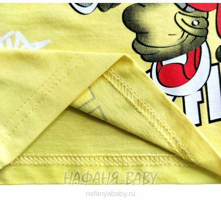 Детский костюм (футболка+шорты) MIXIMA арт: 5150, 1-4 года, 5-9 лет, цвет желтый, оптом Турция