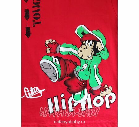 Детский костюм (футболка+шорты) MIXIMA арт: 5150, 1-4 года, 5-9 лет, цвет красный, оптом Турция