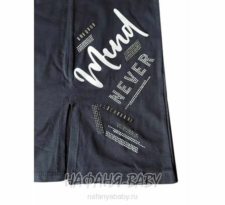 Платье-туника LILY Kids арт: 5159, 10-15 лет, 5-9 лет, цвет черный, оптом Турция