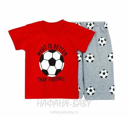 Детский костюм (футболка+шорты) EFECE, купить в интернет магазине Нафаня. арт: 521 цвет красный