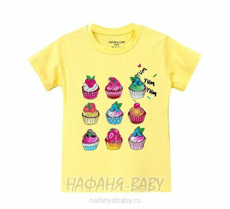 Детская футболка PATIKA арт. 5231, 4-7 лет, цвет желтый, оптом Турция