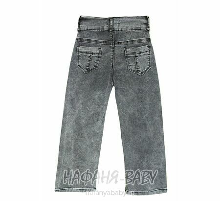 Джинсы подростковые TATI Jeans арт: 5372 для девочки от 8 до 12 лет, цвет черный, оптом Турция