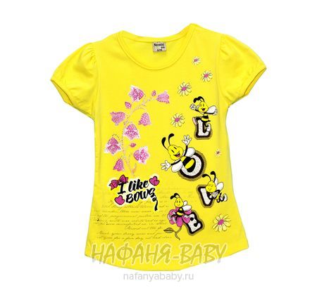 Детская футболка NARMINI арт: 5586, 5-9 лет, 1-4 года, цвет кремовый, оптом Турция