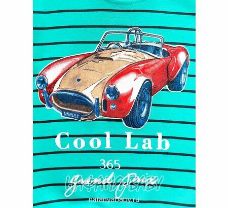 Детский свитшот UNRULY арт: 5650 от 1 до 3 лет, цвет бирюзовый, оптом Турция