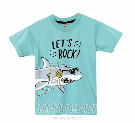 Детская футболка Miss CLASS арт. 57020, 2-8 лет, цвет темно-бирюзовый, оптом Турция