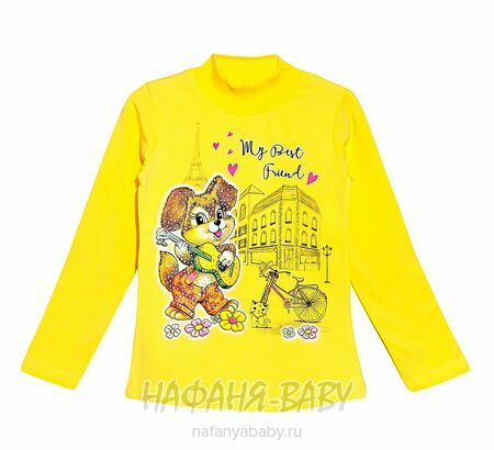 Купить утепленную водолазку ЗАЙКА NARMINI арт: 5800, 1-4 года, цвет желтый, оптом Турция