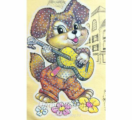 Купить утепленную водолазку ЗАЙКА NARMINI арт: 5800, 1-4 года, цвет желтый, оптом Турция