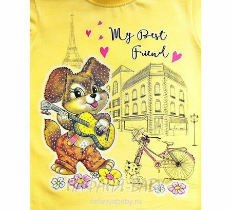 Купить утепленную водолазку ЗАЙКА NARMINI арт: 5800, 1-4 года, цвет желтый, оптом Турция