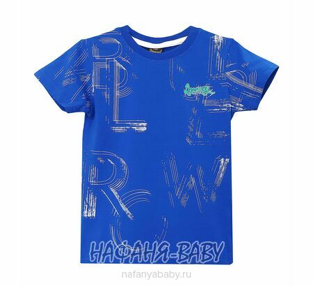 Детская футболка RCW арт. 5830, 5-8 лет, цвет синий, оптом Турция