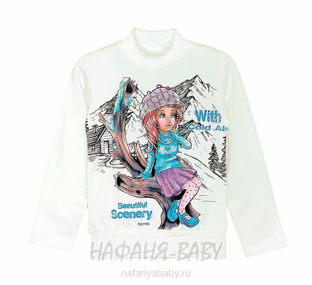 Купить утепленную водолазку NARMINI арт: 5832 для девочки 2-7 лет, цвет кремовый, оптом Турция
