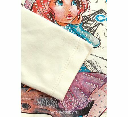 Купить утепленную водолазку NARMINI арт: 5832 для девочки 2-7 лет, цвет кремовый, оптом Турция