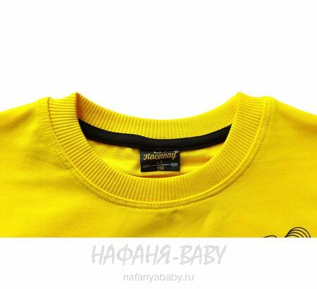 Подростковый свитшот RCW арт. 5838 для мальчика  9-13 лет, цвет желтый, оптом Турция