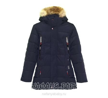 Подростковая зимняя удлиненная куртка + наушники Ф*А арт: 586, 10-15 лет, оптом Китай (Пекин)