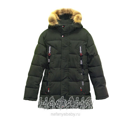 Подростковая зимняя удлиненная куртка + наушники Ф*А, купить в интернет магазине Нафаня. арт: 586.