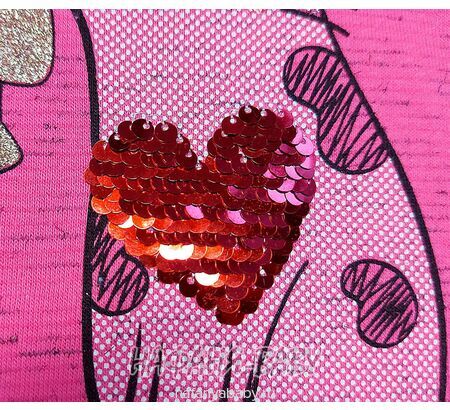 Детский утепленный свитшот футер 3-нитка начес Турция арт: 5919, 3-4 года, цвет розовый меланж